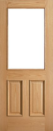 traditional 1 light door - oak