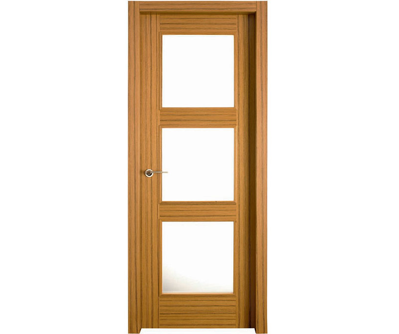 Adora 3 light glazed door Teak