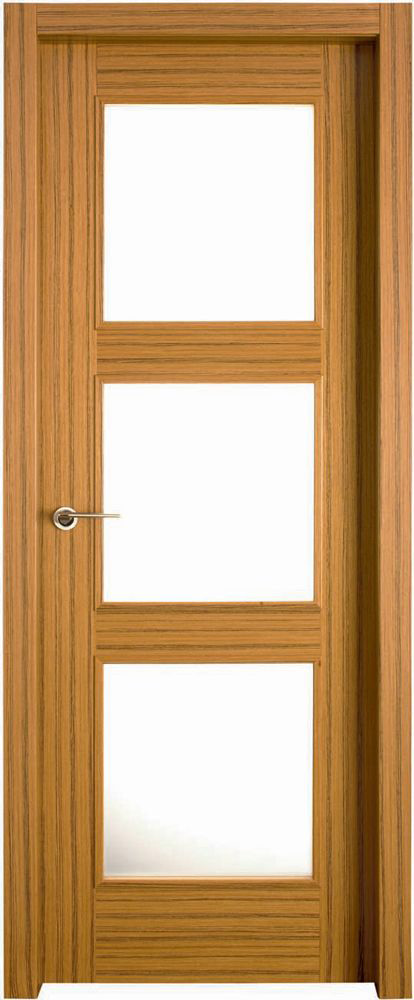 Adora 3 light glazed door Teak