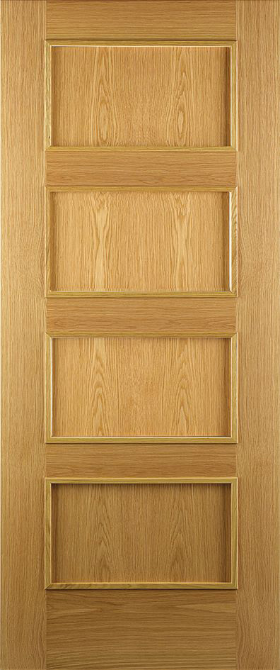 Burgos 4 panel door Oak