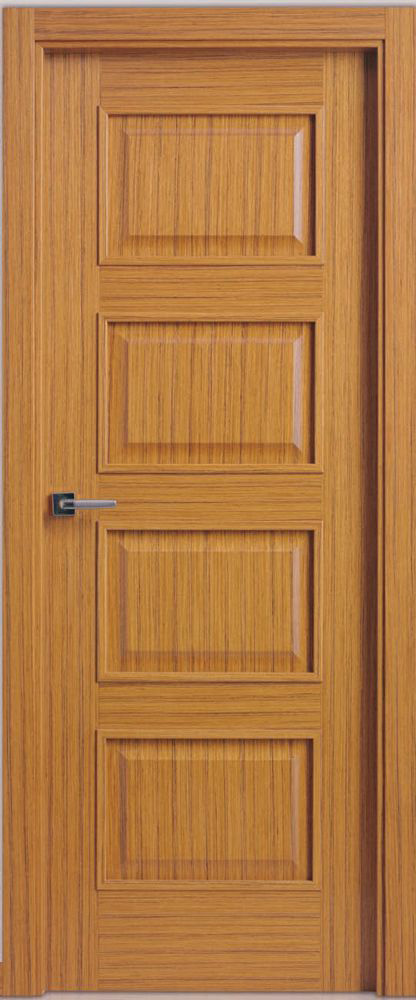 Burgos 4 panel door Teak