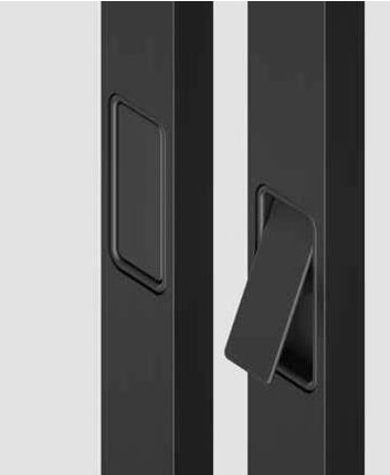 end pull in pocket door edge