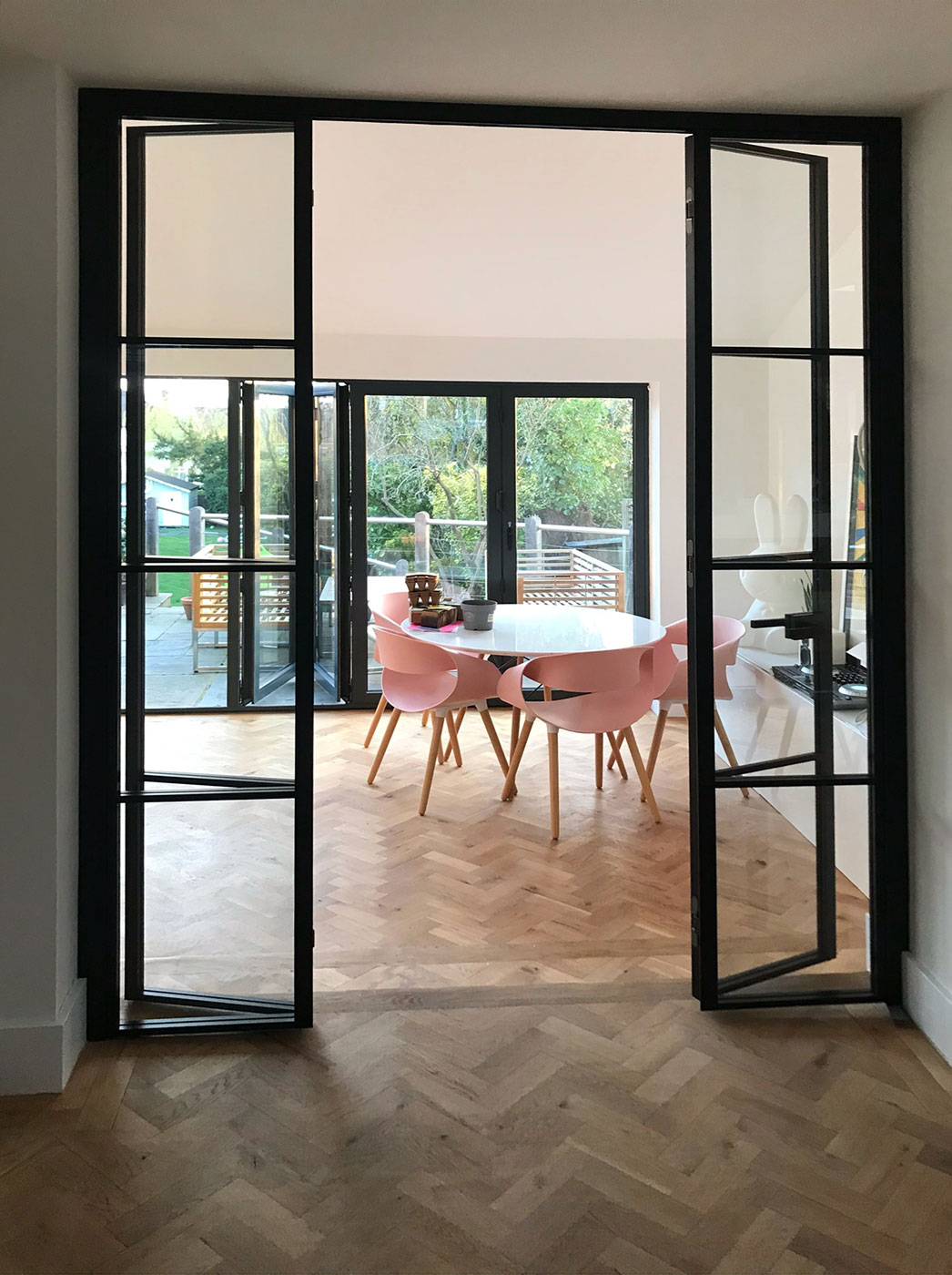 Grafic Crittall style hinged double door set img 24
