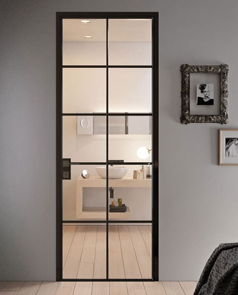 crittall style doors with frames and architraves