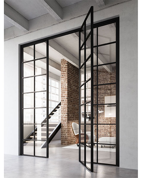 style doors with slimline frames