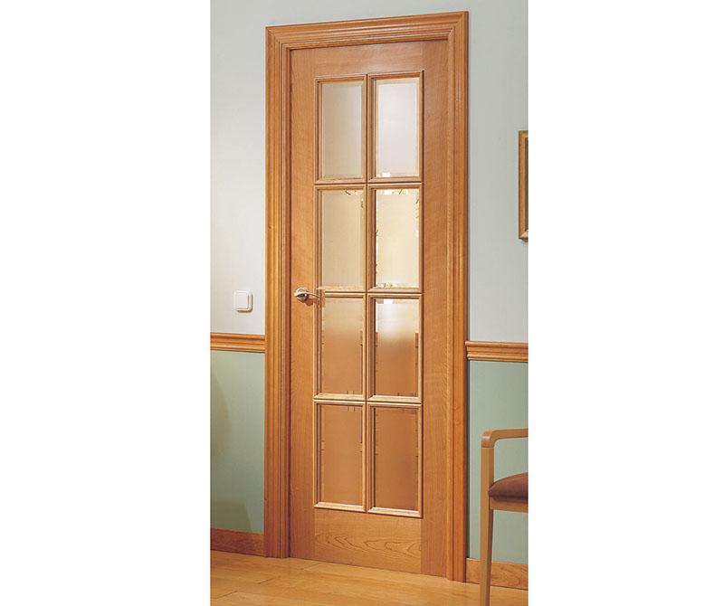 Isla eight light Oak