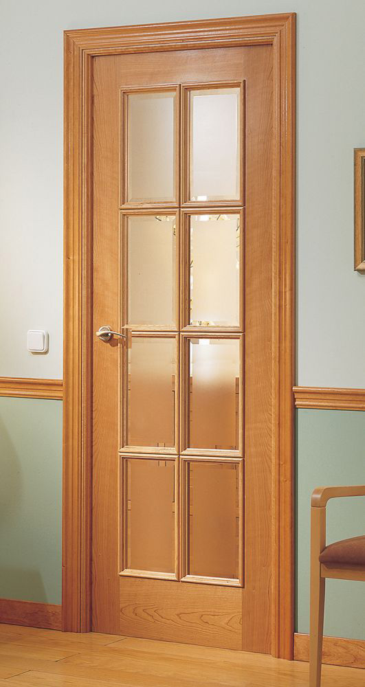 Isla eight light Oak