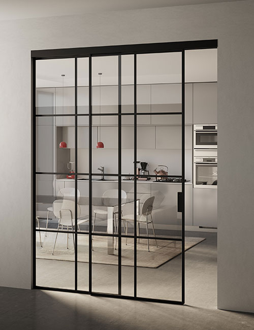 Piazza Grafic Industrial style sliding doors